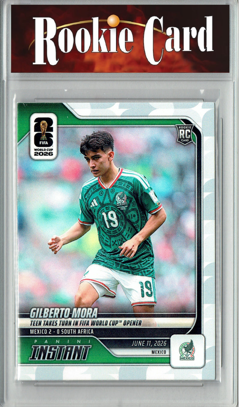 Gilberto Mora Rookie Card 2026 Panini Instant #4 1 of 2332 Made, Certified Mint+ Condition, Mexico Soccer