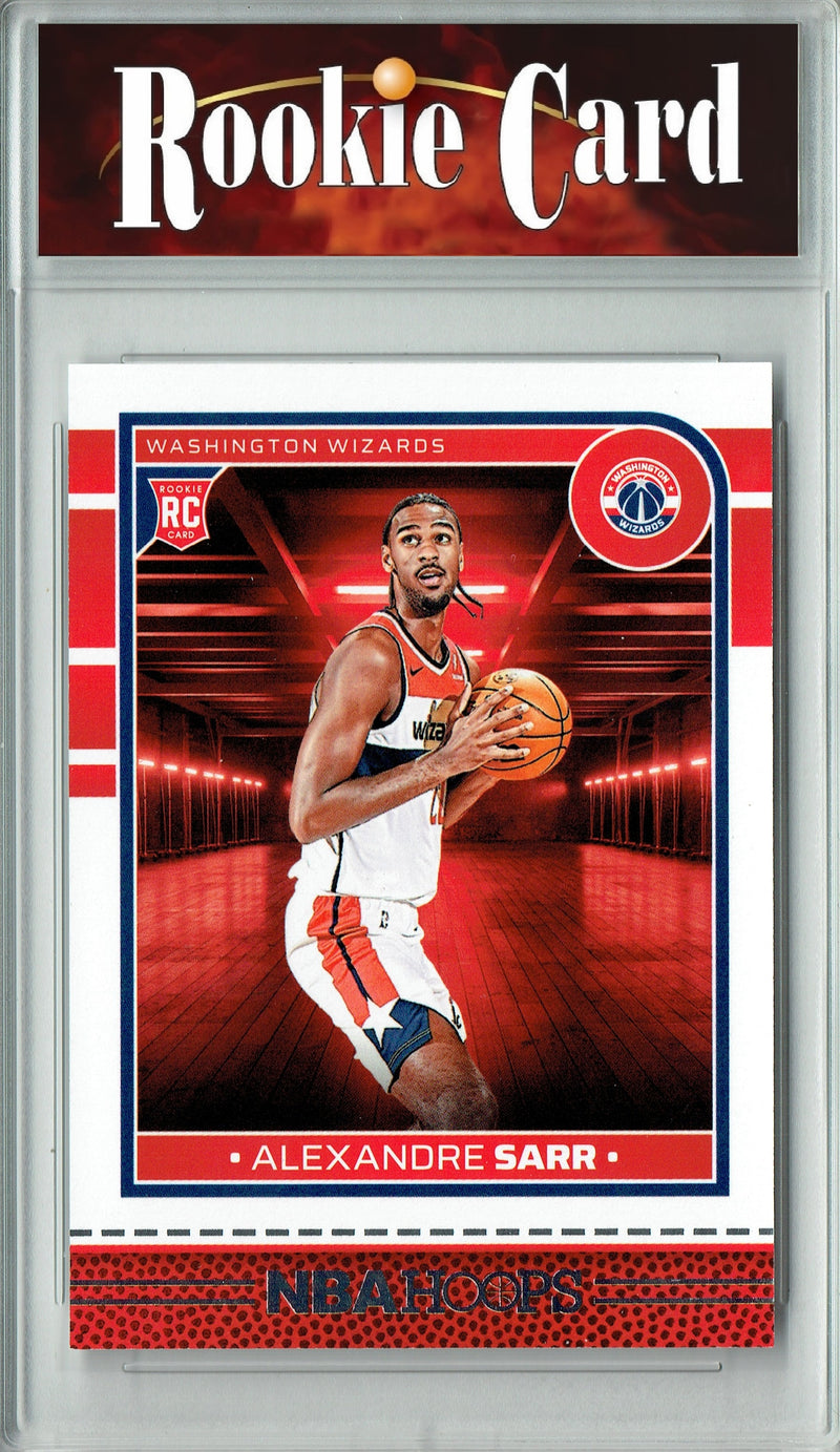 Alexandre Sarr Rookie Card 2024 NBA Hoops #232, Certified Mint+ Condition, Washington Wizards Basketball