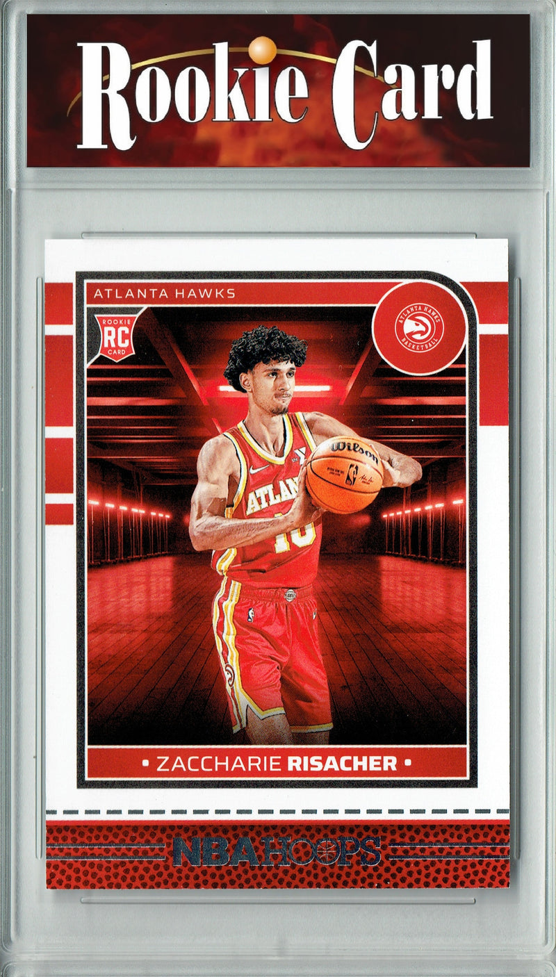 Zaccharie Risacher Rookie Card 2024 NBA Hoops #231, Certified Mint+ Condition, Atlanta Hawks Basketball