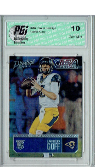 Jared Goff 2016 Prestige #201 Only 25 Made Rookie Card PGI 10