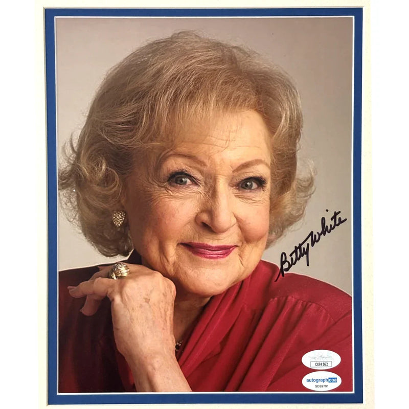 The Golden Girls Cast Signed 8x10 Photos Framed Signed Betty White Bea Arthur Rue McClanahan Estelle Getty JSA