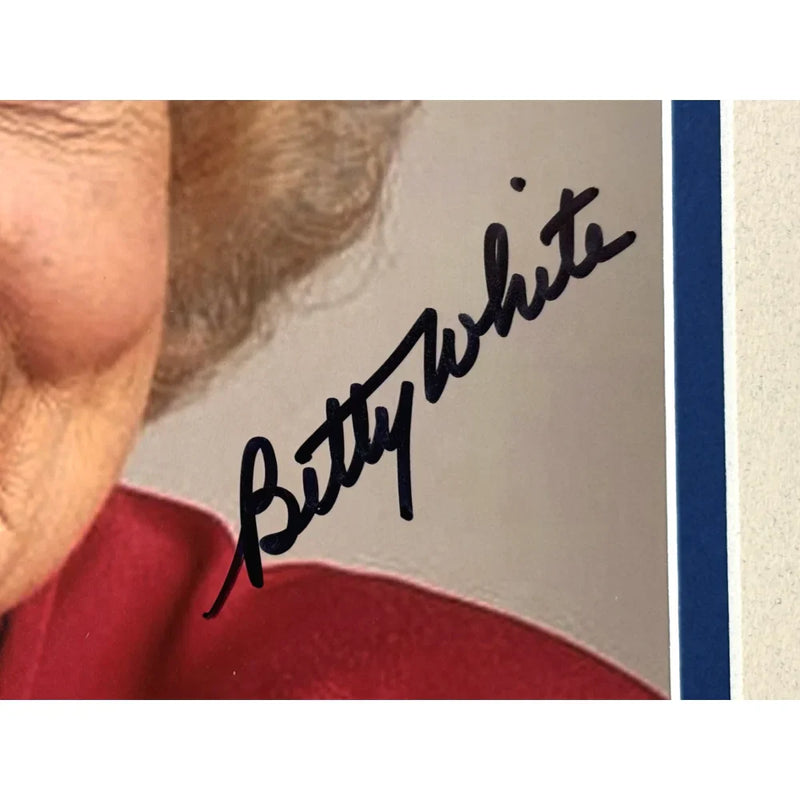 The Golden Girls Cast Signed 8x10 Photos Framed Signed Betty White Bea Arthur Rue McClanahan Estelle Getty JSA