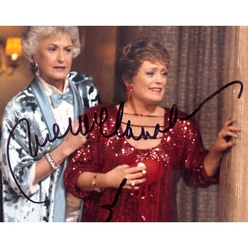 The Golden Girls Cast Signed 8x10 Photos Framed Signed Betty White Bea Arthur Rue McClanahan Estelle Getty JSA