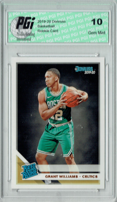 Grant Williams  2019 Donruss Basketball #221 Gem Mint Rookie Card PGI 10