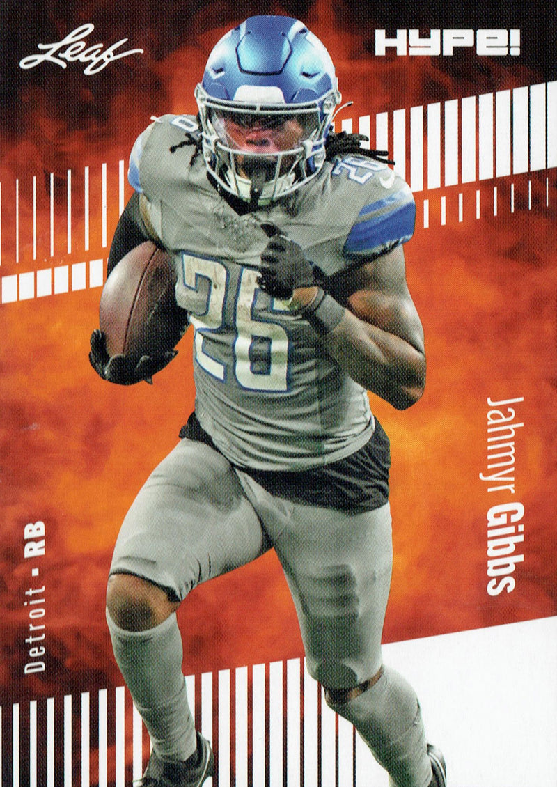 Mint Jahmyr Gibbs 2023 Leaf HYPE #125 Just 5000 Ever Made Rookie Card