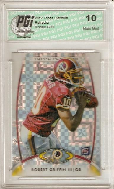 Robert Griffin 2012 Topps Platinum #120 Xfractor Rookie Card PGI 10 RG3