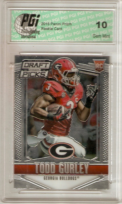 2015 Panini Prizm Draft Picks Rookie Card #146 Todd Gurley PGI 10