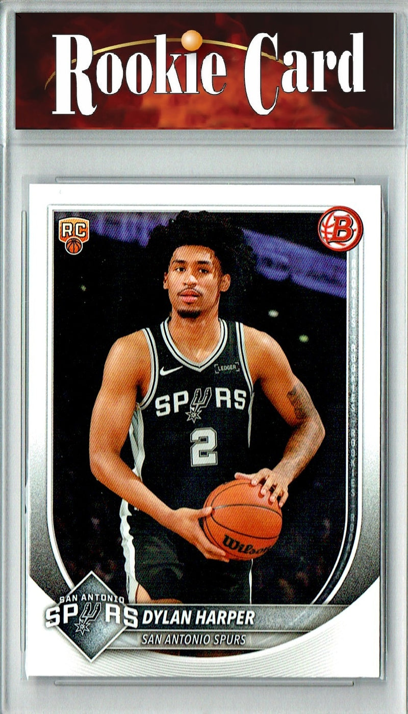 Dylan Harper Rookie Card 2025 Bowman #2 0, Certified Mint+ Condition, San Antonio Spurs Basketball