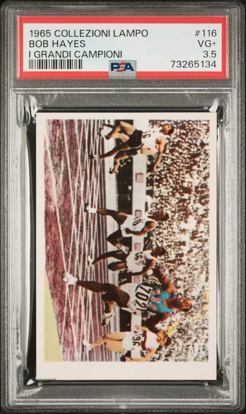Bob Hayes PSA 3.5 1965 Collezioni Lampo #116 Rookie Card I Grandi Campioni