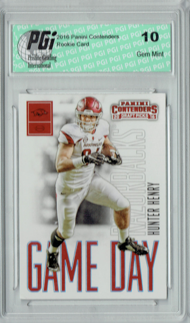 Hunter Henry 2016 Panini Contenders #13 Rookie Card PGI 10