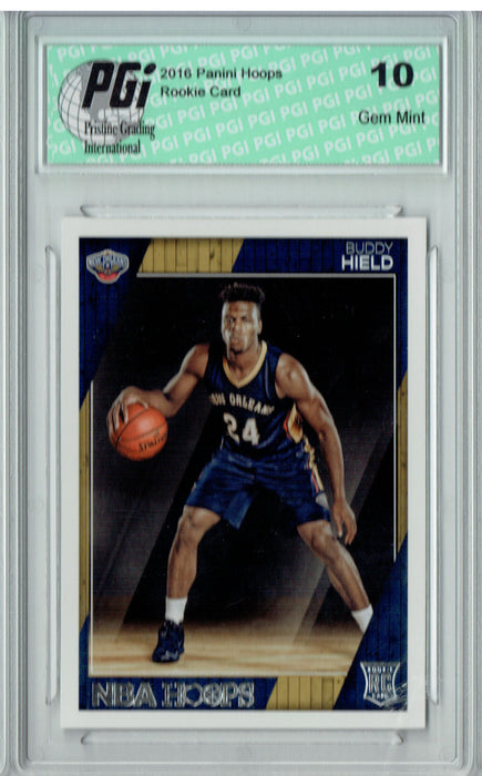 Buddy Hield 2016 NBA Hoops #266 Rookie Card PGI 10