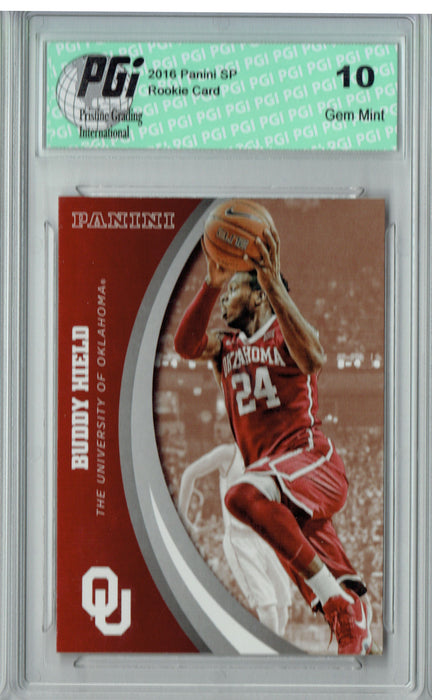 Buddy Hield 2016 Panini Collegiate #35 Oklahoma Rookie Card PGI 10