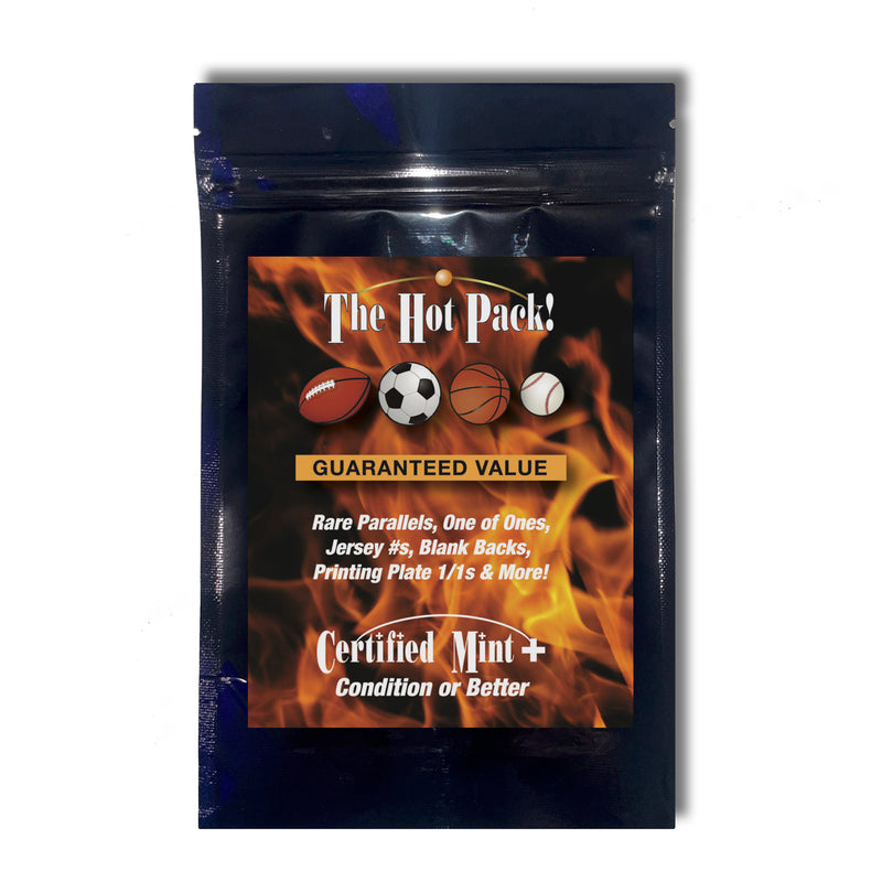 The Soccer HOT PACK Jersey #, One of One, 1/1, Printing Plate or Rare Parallel Guaranteed Inside + Bonus Collectible Cards