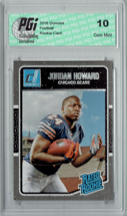 Jordan Howard 2016 Donruss #377 Rookie Card PGI 10