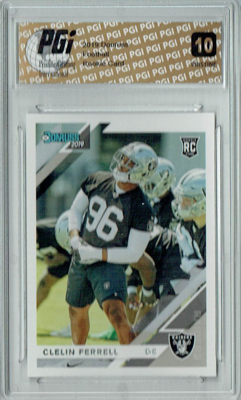 Clelin Ferrell 2019 Donruss #254 PRISTINE Rookie Card PGI 10
