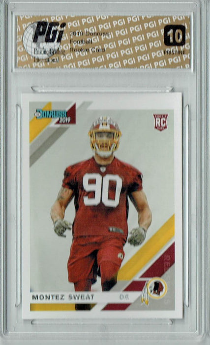 Montez Sweat 2019 Donruss #260 PRISTINE Rookie Card PGI 10