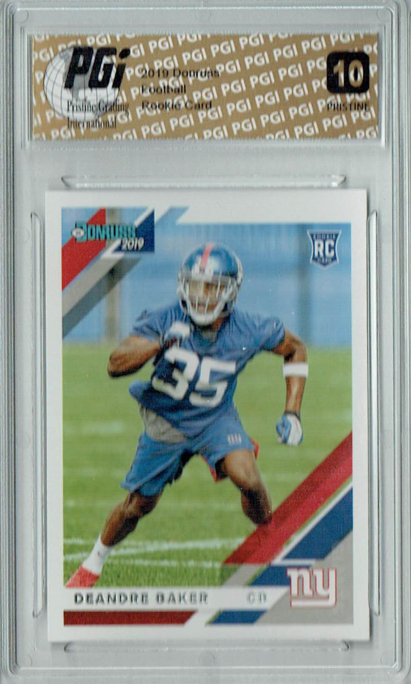 Deandre Baker 2019 Donruss #264 PRISTINE Rookie Card PGI 10