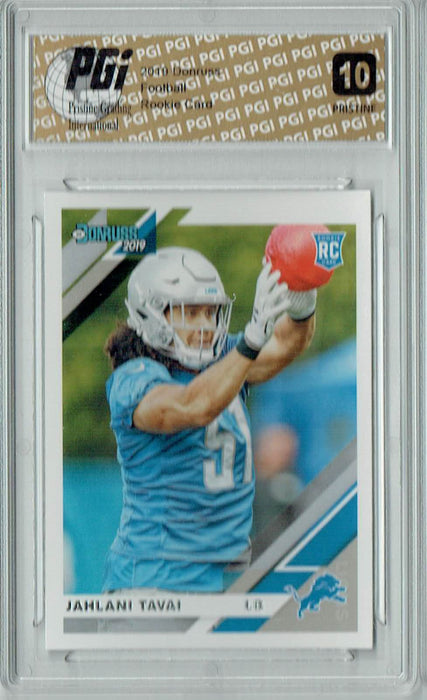 Jahlani Tavai 2019 Donruss #270 PRISTINE Rookie Card PGI 10