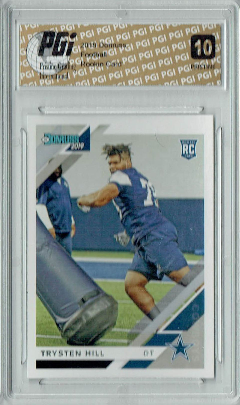Trysten Hill 2019 Donruss #277 PRISTINE Rookie Card PGI 10
