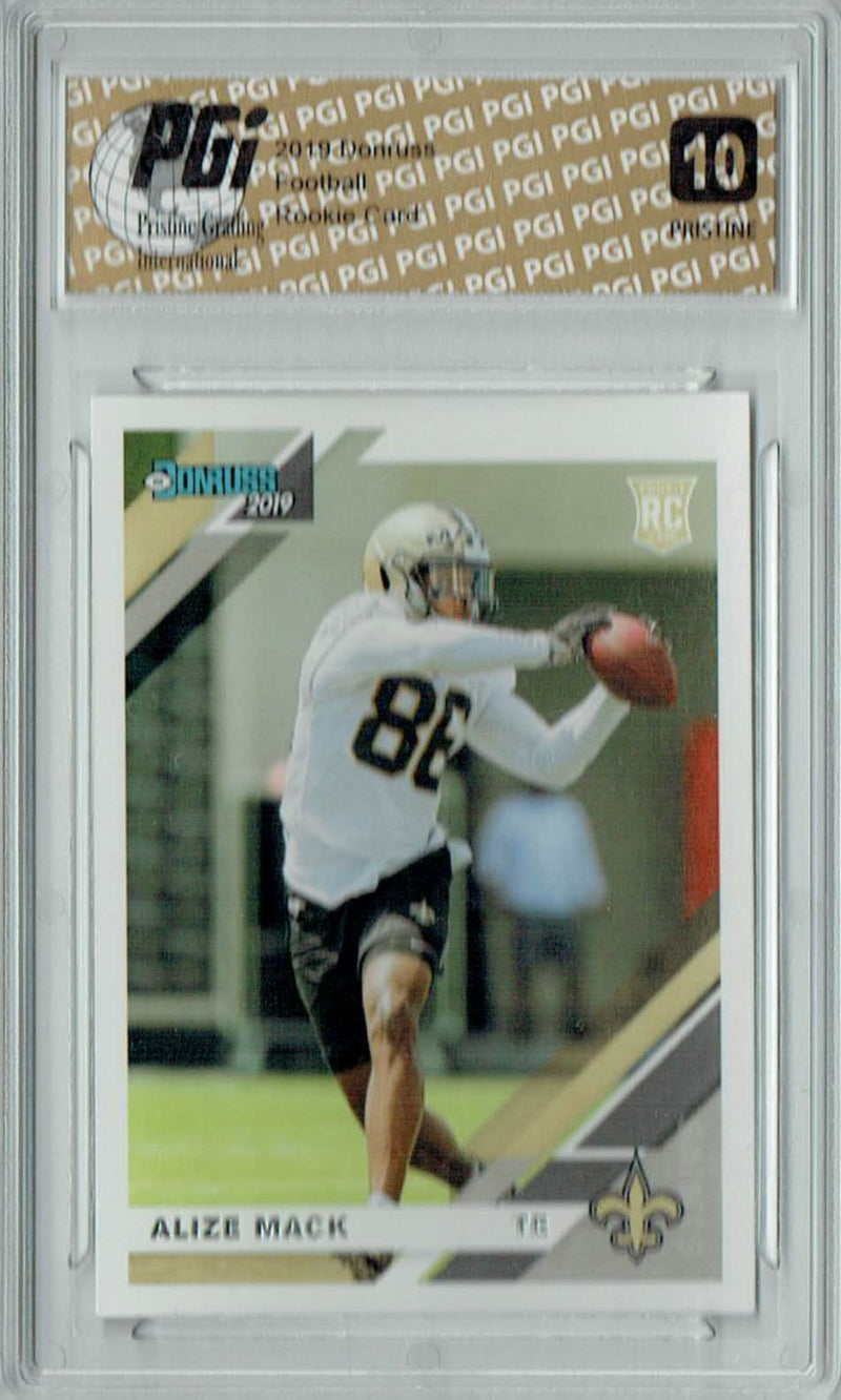 Alize Mack 2019 Donruss #289 PRISTINE Rookie Card PGI 10