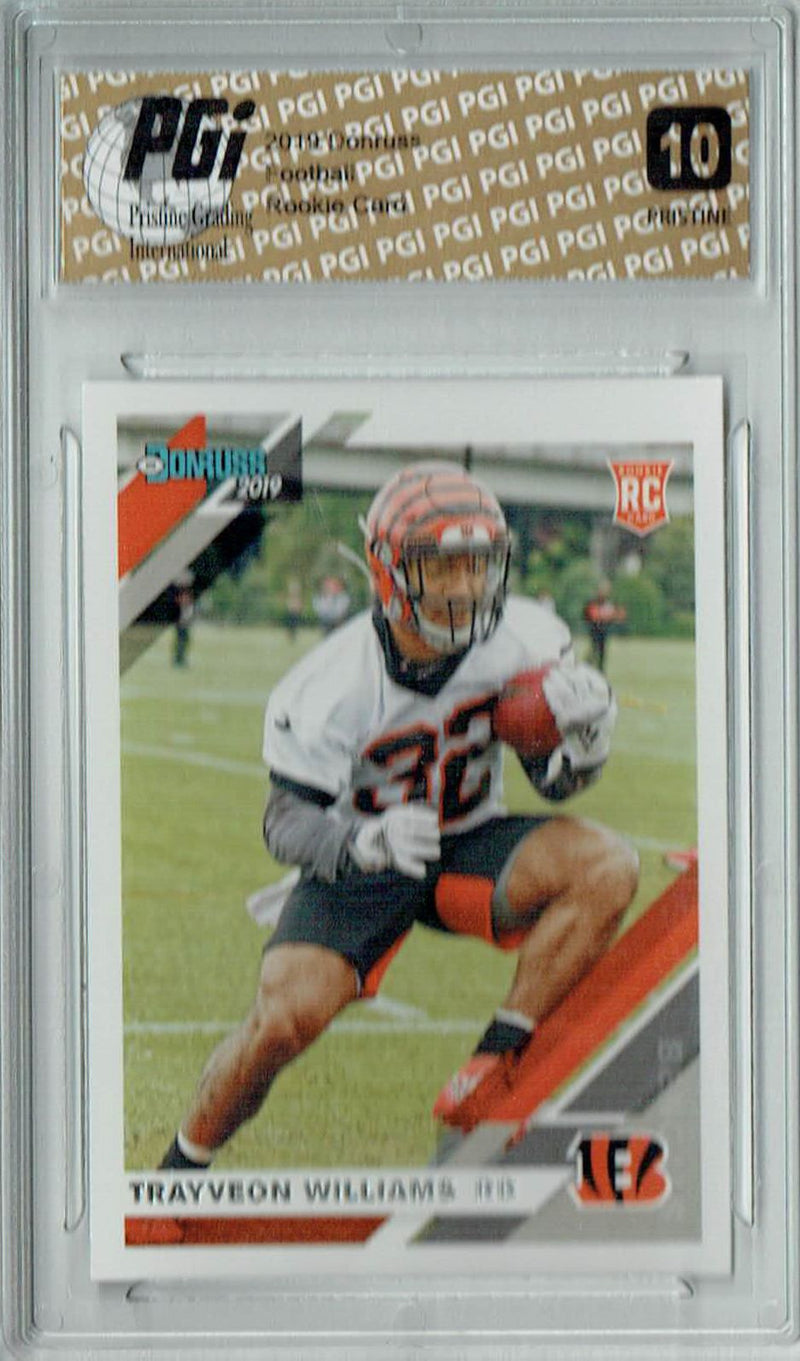 Trayveon Williams 2019 Donruss #293 PRISTINE Rookie Card PGI 10