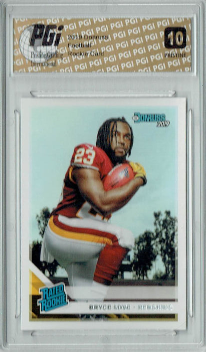 Bryce Love 2019 Donruss #332 PRISTINE Rookie Card PGI 10