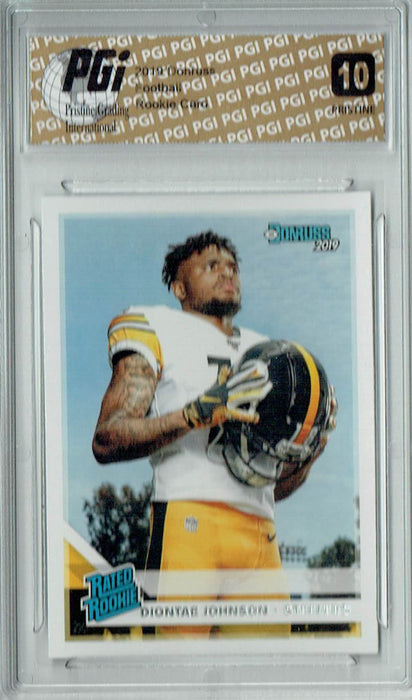 Diontae Johnson 2019 Donruss #327 PRISTINE Rookie Card PGI 10