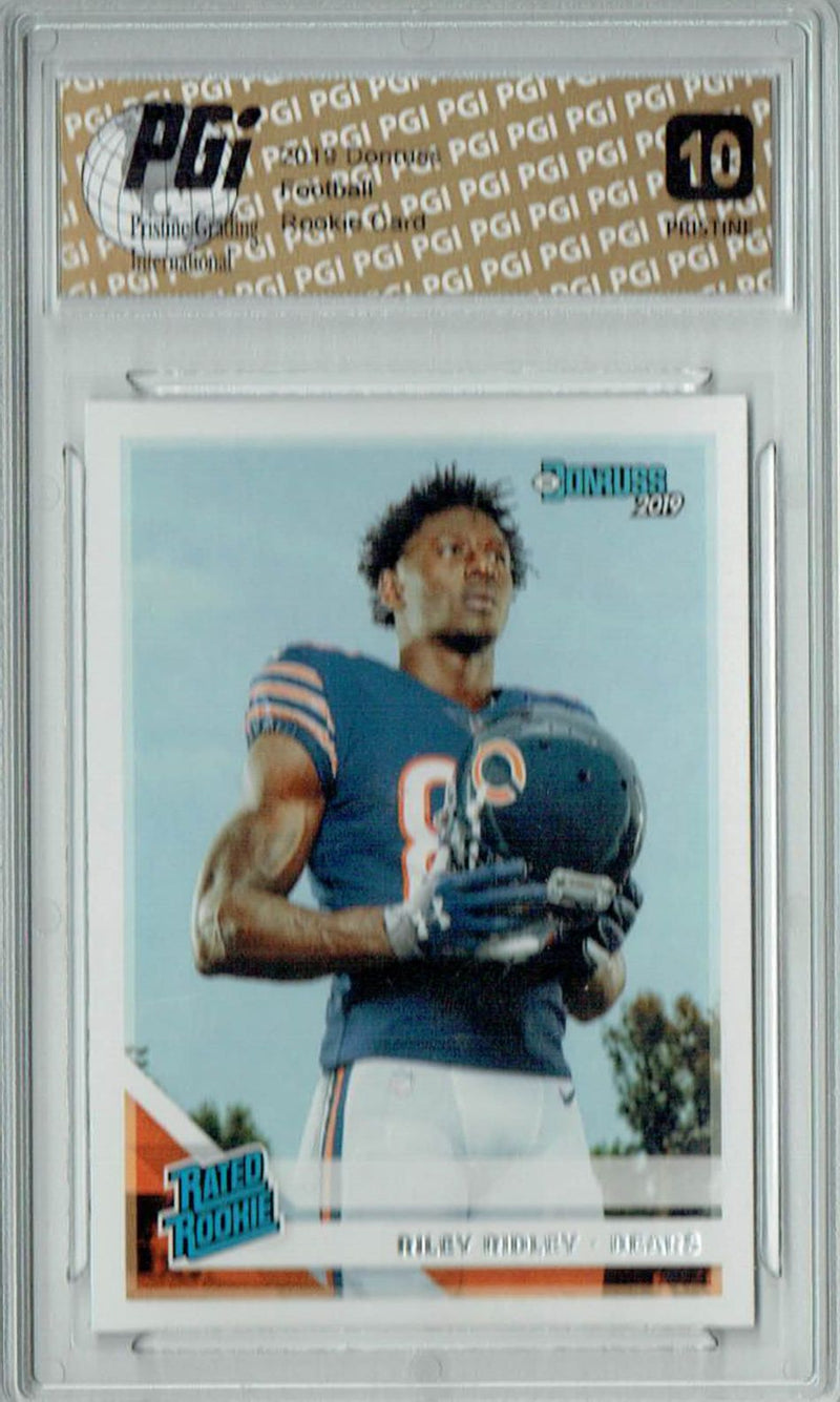 Riley Ridley 2019 Donruss #336 PRISTINE Rookie Card PGI 10