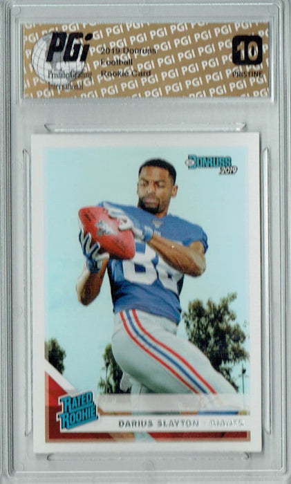 Darius Slayton 2019 Donruss #338 PRISTINE Rookie Card PGI 10