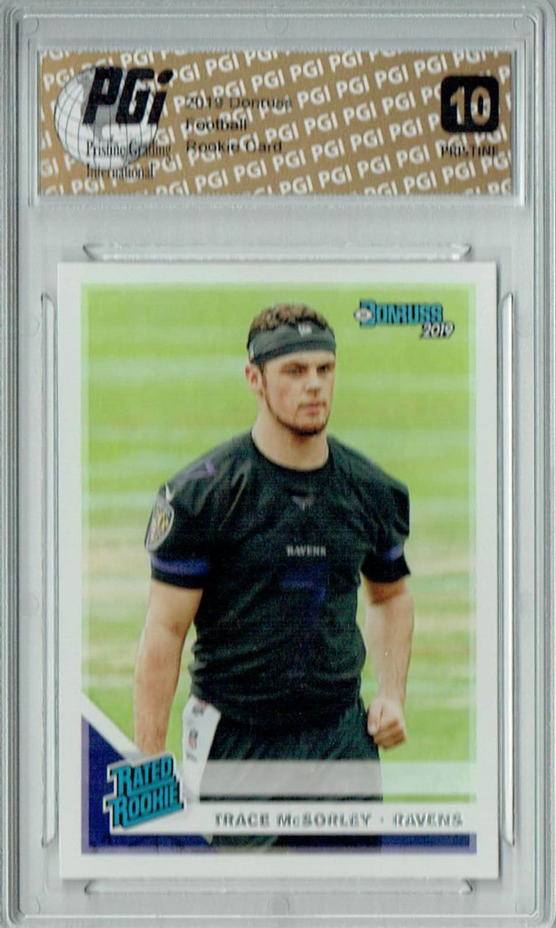 Trace McSorley 2019 Donruss #346 PRISTINE Rookie Card PGI 10
