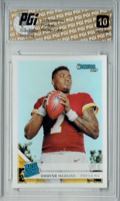 Dwayne Haskins 2019 Donruss #301 PRISTINE Rookie Card PGI 10