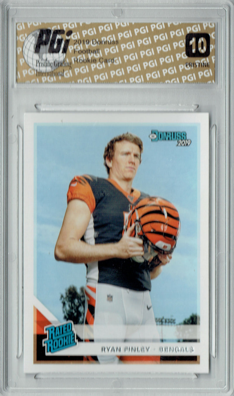Ryan Finley 2019 Donruss #306 PRISTINE Rookie Card PGI 10
