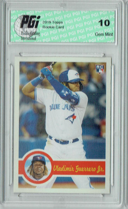 Vladimir Guerrero Jr. 2019 Topps #4 582 Montgmery Rookie Card PGI 10