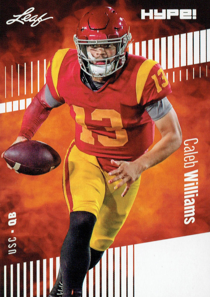 Mint Caleb Williams 2023 Leaf HYPE #107 Just 5000 Ever Made Chicago Bears Rookie Card