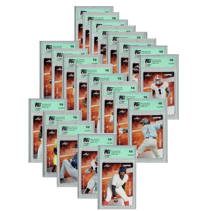 Leaf HYPE! 21-Card Rookie Set NFL & MLB Superstars Only 5000 Made PGI 10