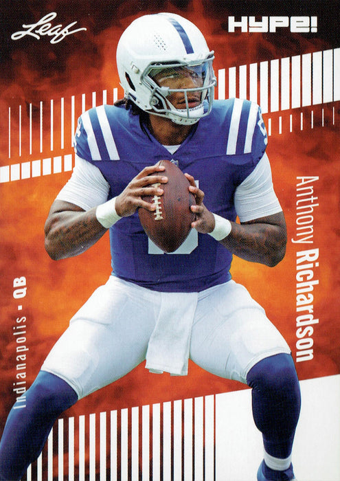 Mint Anthony Richardson 2023 Leaf HYPE! #100A Just 5000 Ever Made! Colts Rookie Card