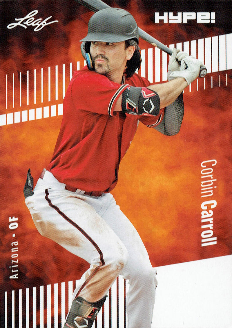 Mint Corbin Carroll 2023 Leaf HYPE #109 Just 5000 Ever Made Rookie Card Diamondbacks
