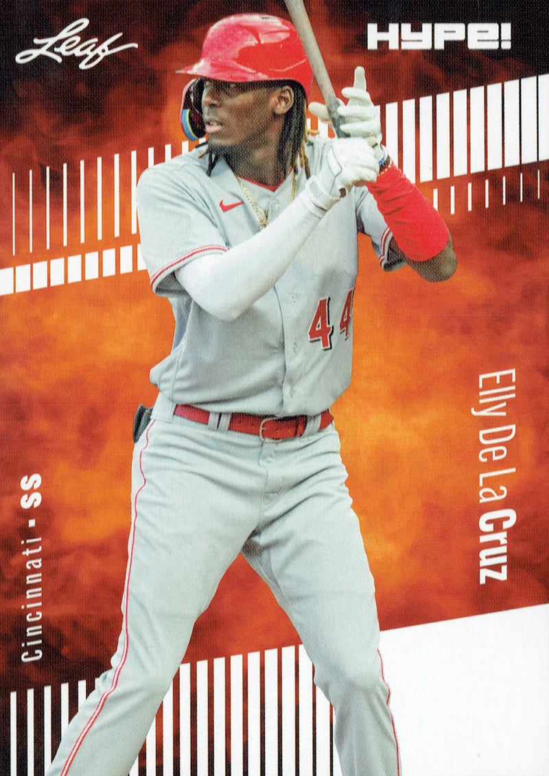 Mint Elly De La Cruz 2023 Leaf HYPE #115a Just 5000 Ever Made Rookie Card Cincinnati Reds