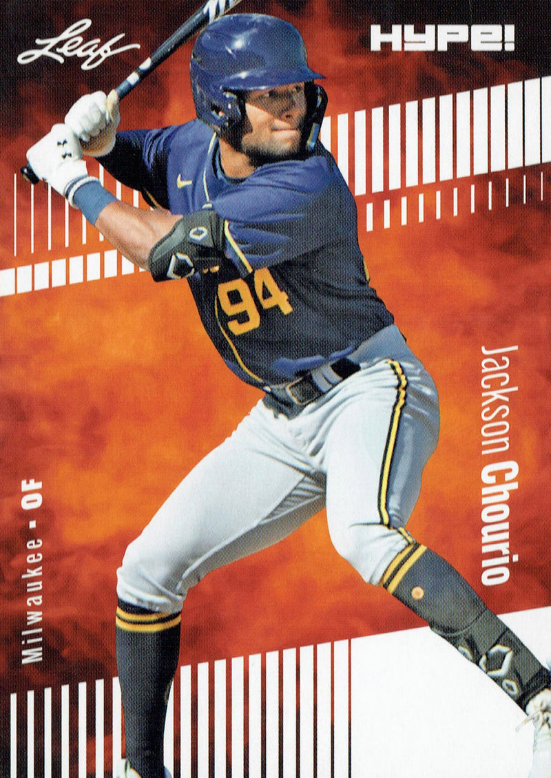 Mint Jackson Chourio 2023 Leaf HYPE #123 Just 5000 Ever Made Rookie Card