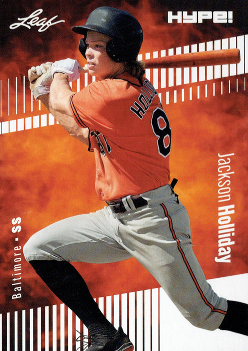 Mint Jackson Holliday 2023 Leaf HYPE! #124 Just 5000 Ever Made! Orioles Rookie Card