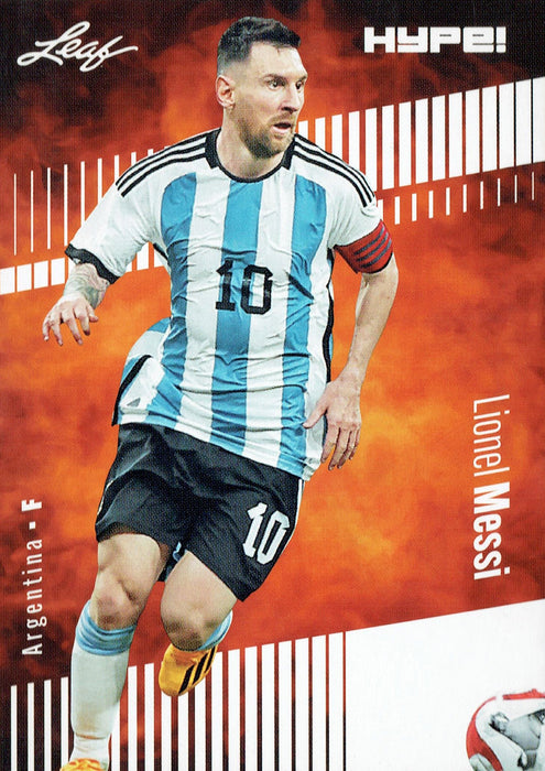 Mint Lionel Messi 2023 Leaf HYPE! #130 Just 5000 Ever Made! Rare Trading Card Argentina