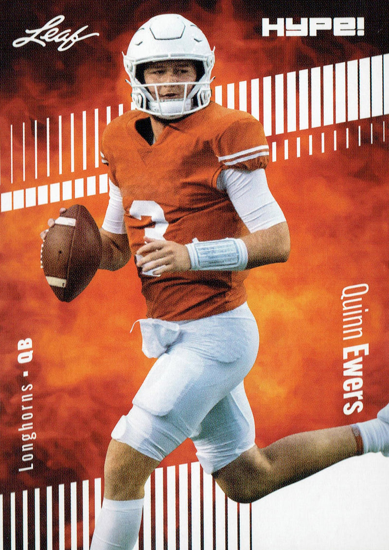 Mint Quinn Ewers 2023 Leaf HYPE #133 Just 5000 Ever Made Longhorns Rookie Card