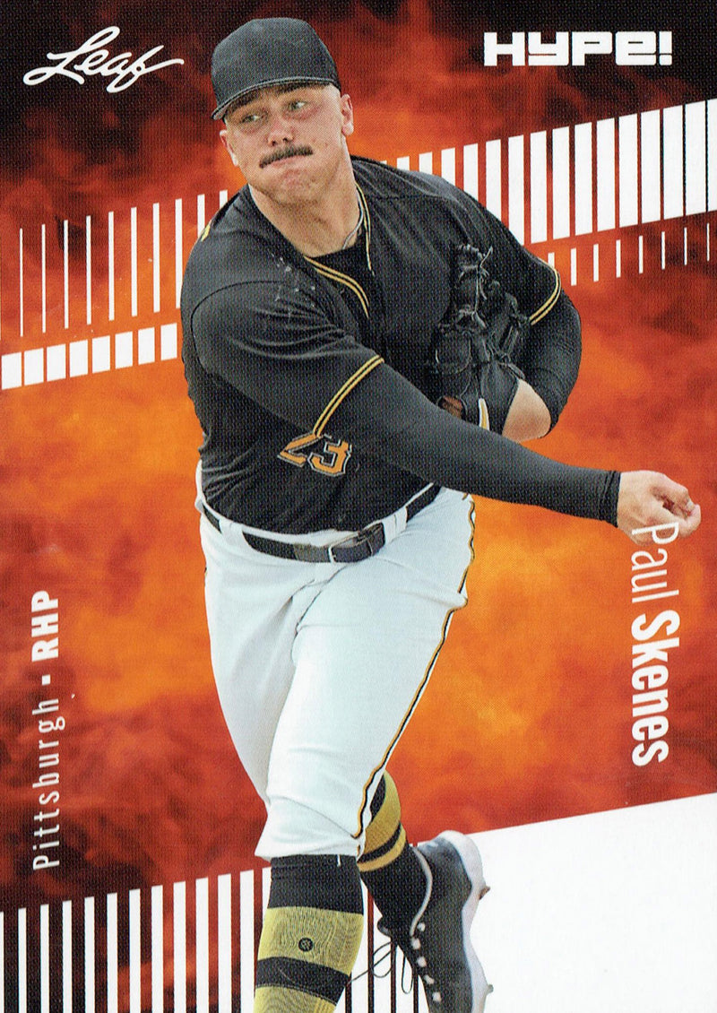 Mint Paul Skenes 2023 Leaf HYPE #132 Just 5000 Ever Made Pirates Rookie Card