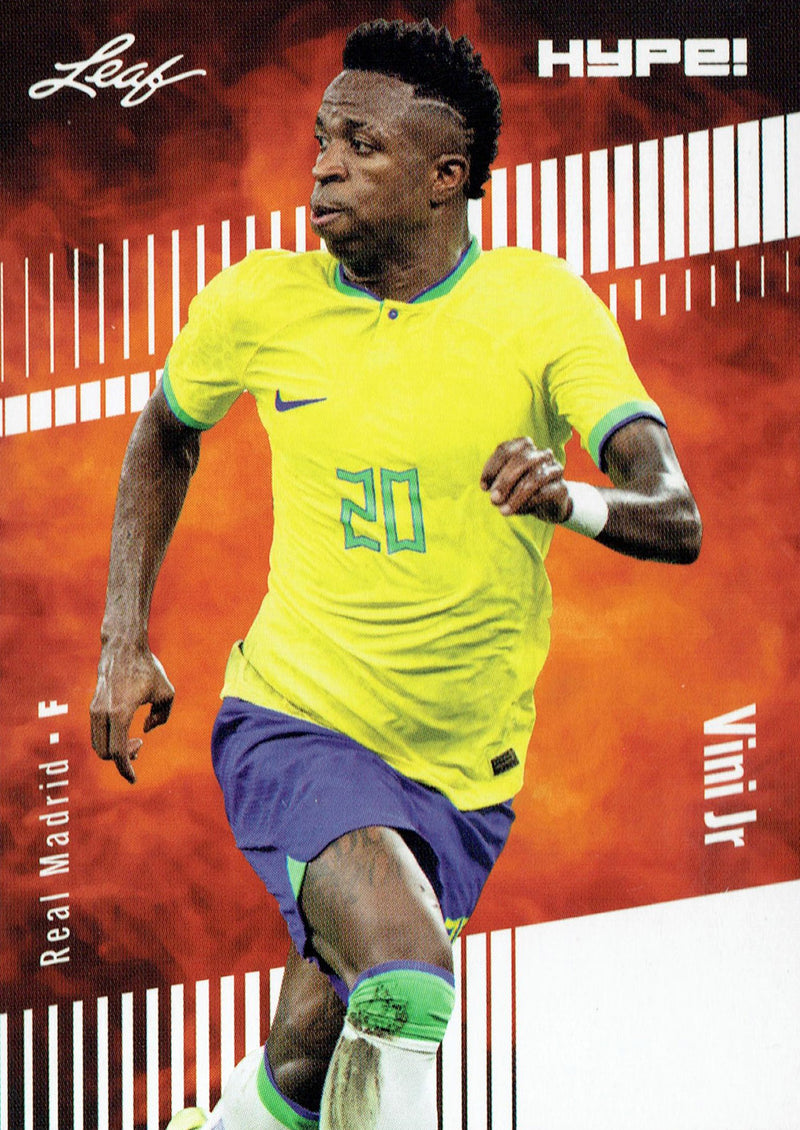 Mint Vinicius Vini Junior 2023 Leaf HYPE #138 Just 5000 Ever Made Trading Card