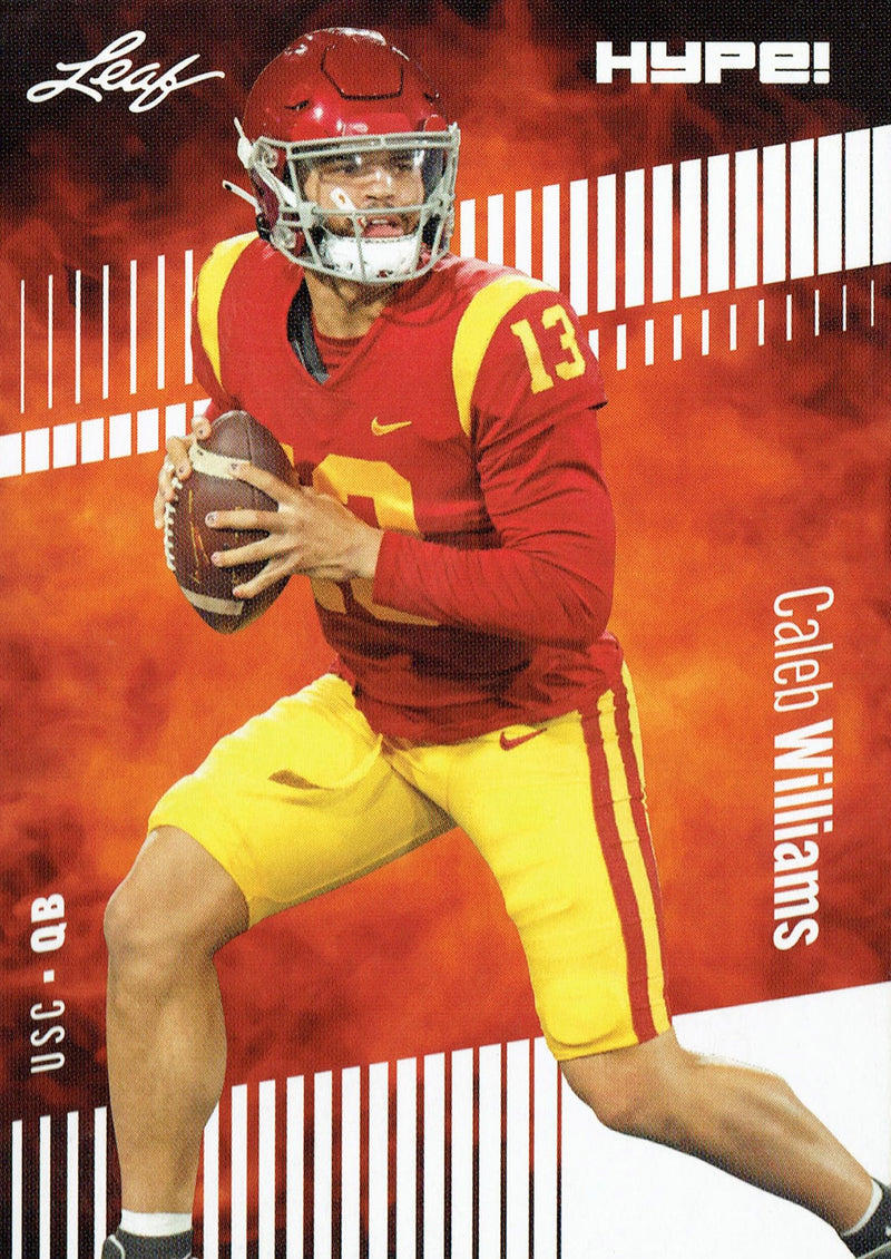 Mint Caleb Williams 2023 Leaf HYPE! #107A Just 5000 Ever Made! Chicago Bears Rookie Card