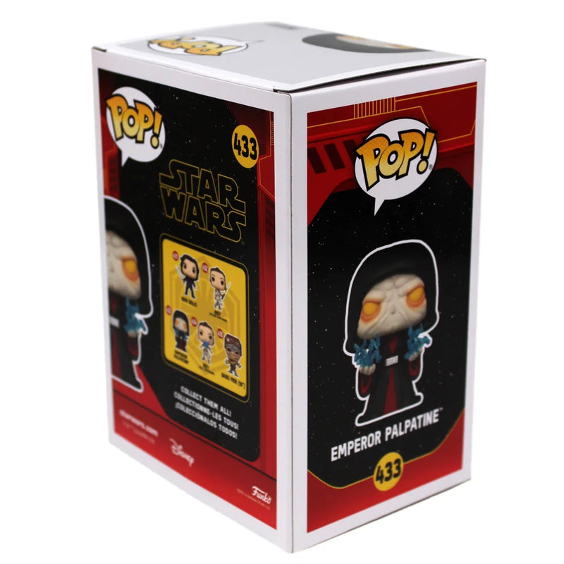 Ian McDiarmid Autographed Funko Pop Star Wars Emperor Palpatine 433 JSA IGM COA Signed