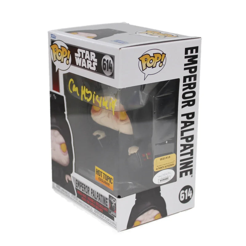 Ian McDiarmid Signed Funko Pop Star Wars Emperor Palpatine 614 JSA COA Autograph