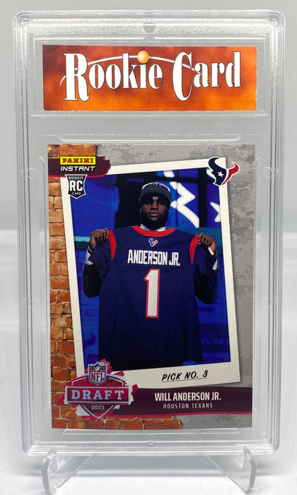 Certified Mint+ Will Anderson Jr. 2023 Panini Instant #DN13 Draft Night 1 of 719 Rookie Card