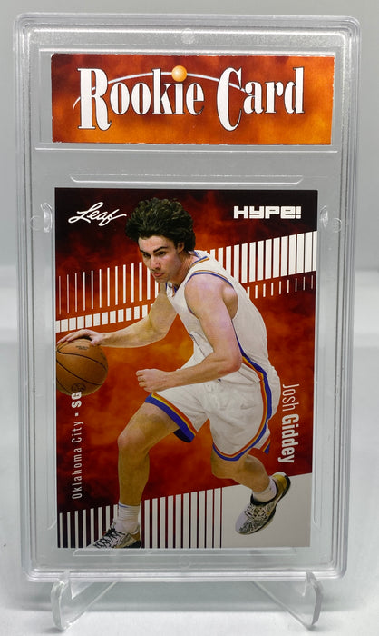 Certified Mint+ Josh Giddey 2022 Leaf HYPE! #74A Just 5000 Ever Made! Oklahoma City Thunder Rookie Card