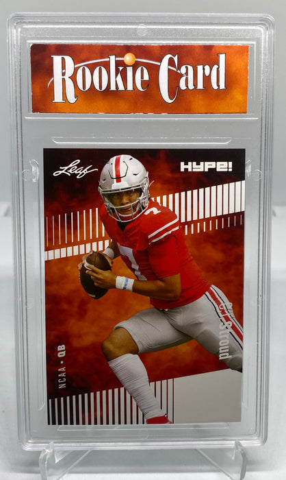 Certified Mint+ C.J. Stroud 2022 Leaf HYPE! #81A Just 5000 Ever Made! Houston Texans Rookie Card